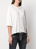 Thumbnail for your product : Unravel Project lace-up T-shirt