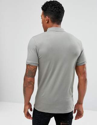 ASOS Muscle Fit Pique Polo 2 Pack Save