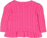 Thumbnail for your product : Ralph Lauren Kids Polo Pony cable-knit jumper
