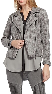 grey snakeskin jacket