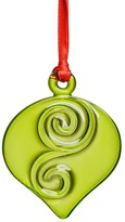 Thumbnail for your product : Orrefors Holly Days Christmas Ball Ornament - Lime