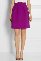 Thumbnail for your product : Roland Mouret Kava pleated wool-crepe skirt