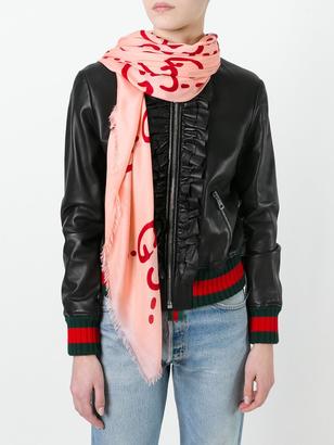Gucci GucciGhost shawl - women - Silk/Modal - One Size