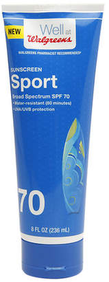 Walgreens Sport Sunscreen Lotion Tube SPF 70