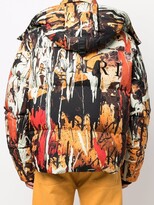 Thumbnail for your product : Amiri Abstract-Print Down-Feather Jacket