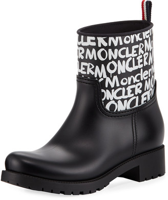 Moncler Ginette Stivale Logo Rain Boots