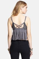Thumbnail for your product : Free People 'Lace Romance' Cage Back Pointelle Tank