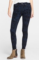 Thumbnail for your product : Free People High Rise Skinny Jeans (Indigo Combo)