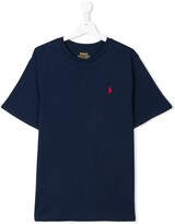 Thumbnail for your product : Ralph Lauren Kids Teen embroidered logo T-shirt