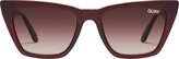 Thumbnail for your product : Quay Call The Shots 54mm Gradient Cat Eye Sunglasses