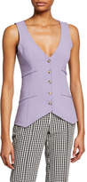 Thumbnail for your product : Smythe Fitted Button-Front Waistcoat