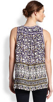 Thumbnail for your product : Rebecca Taylor Printed V-Neck Top