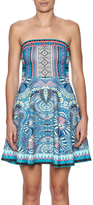 Thumbnail for your product : Flying Tomato Tribal Strapless Dress