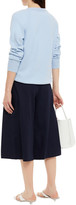 Thumbnail for your product : Vince Pleated Linen And Cotton-blend Culottes