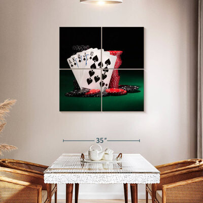 Latitude Run Lucky Poker Flush