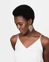 Thumbnail for your product : Express Rhinestone Fringe Drop Earrings