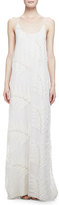 Thumbnail for your product : Alice + Olivia Kelly Palm-Print T-Back Dress, Cream