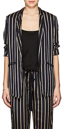 Giada Forte Women's Striped Twill One-Button Blazer