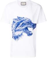 Thumbnail for your product : Gucci wolf print T-shirt
