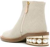 Thumbnail for your product : Nicholas Kirkwood Casati pearl ankle boots