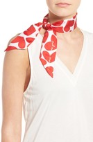 Thumbnail for your product : Kate Spade Women's Heart To Heart Skinny Silk Scarf