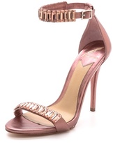 Thumbnail for your product : Brian Atwood Ciara Jeweled Sandals