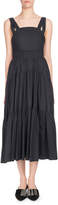 Thumbnail for your product : Proenza Schouler Sleeveless Tiered Poplin Midi Sundress