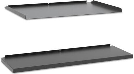 HON Basyx Manage Series Shelf and Tray Kit Steel 17-1/2w x 9d x 1h Ash MGSHTRA1
