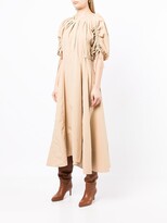 Thumbnail for your product : 3.1 Phillip Lim Puff-Sleeve Mid-Length Dress