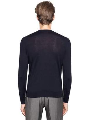 Drumohr Extra Fine Merino Wool V-Neck Sweater