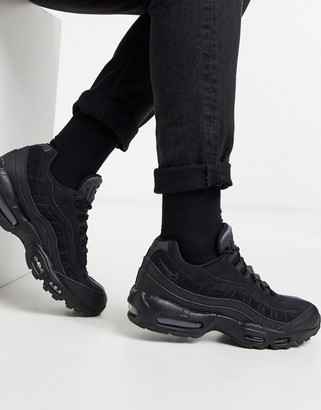 Nike Black Chunky Sole Shoes For Men | ShopStyle Australia