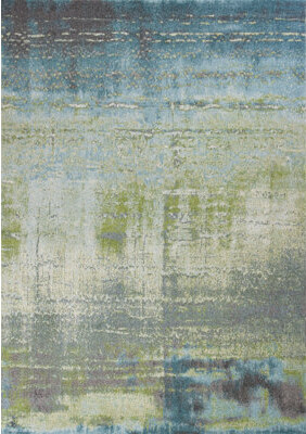 Trent Austin Design Leonidas Blue/Moss Green Area Rug
