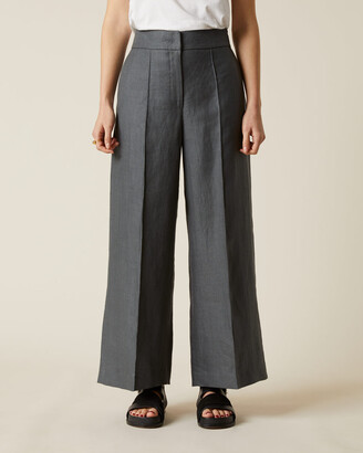 Jigsaw Heavy Linen Crop Trousers