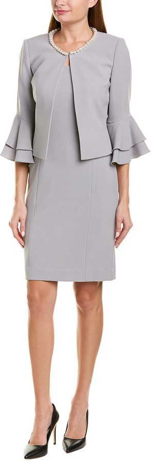 sheath dress with matching coat