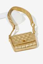 Thumbnail for your product : Nasty Gal Vintage Chanel Gold Quilted Leather Bag
