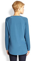 Thumbnail for your product : Saks Fifth Avenue Silk-Back Sweater