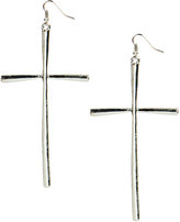 Thumbnail for your product : boohoo Cali Oversize Cross Earrings