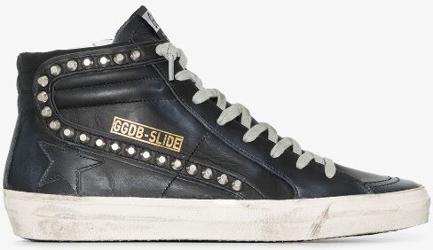 black high tops with studs