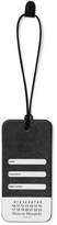 Thumbnail for your product : Maison Margiela Printed Leather Luggage Tag - Red