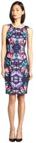 Thumbnail for your product : Single Dress Navy, red and purple printed 'Natalia' scuba dress
