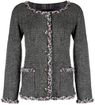Chanel Pre Owned 2010s Bouclé-Knit Wool Jacket