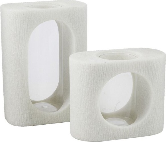 Arteriors Emilie Vases, Set of 2 in White