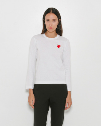 Comme des Garcons " Play Long Sleeve T-Shirt