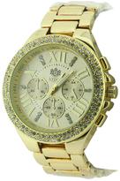 Thumbnail for your product : LYDC Crystal Set Gold Tone Ladies Watch