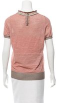Thumbnail for your product : Peter Som Embellished Metallic-Accented Top