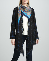Thumbnail for your product : Johnny Was Collection Roney Long-Sleeve Embroidered Wrap Jacket, Women's