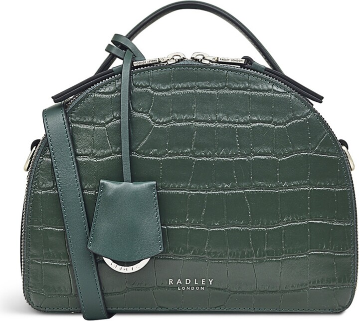 Radley London Women's Orchard Road Faux Croc Small Zip Around Crossbody