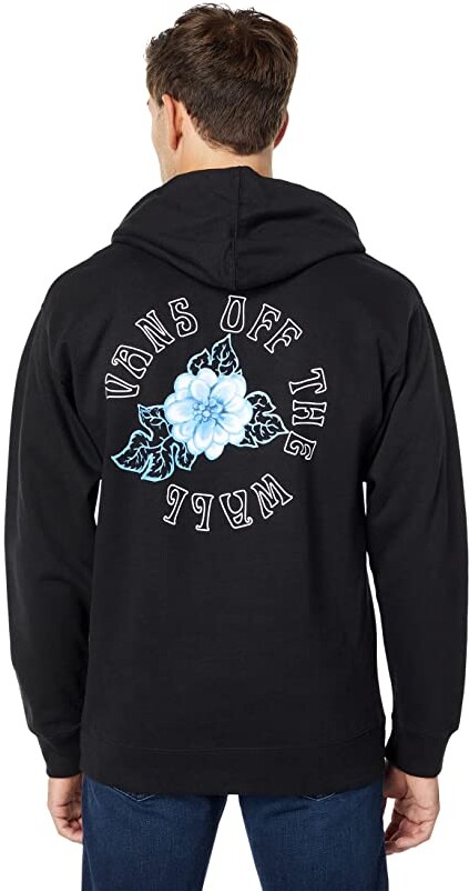 Vans Blue Floral Pullover Hoodie - ShopStyle