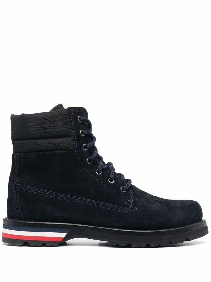 Moncler Vancouver suede ankle boots - ShopStyle