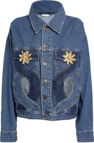 Rope Cut-Out Denim Jacket 